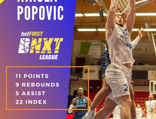 Nikola Popovic is having an excellent season in Belgium